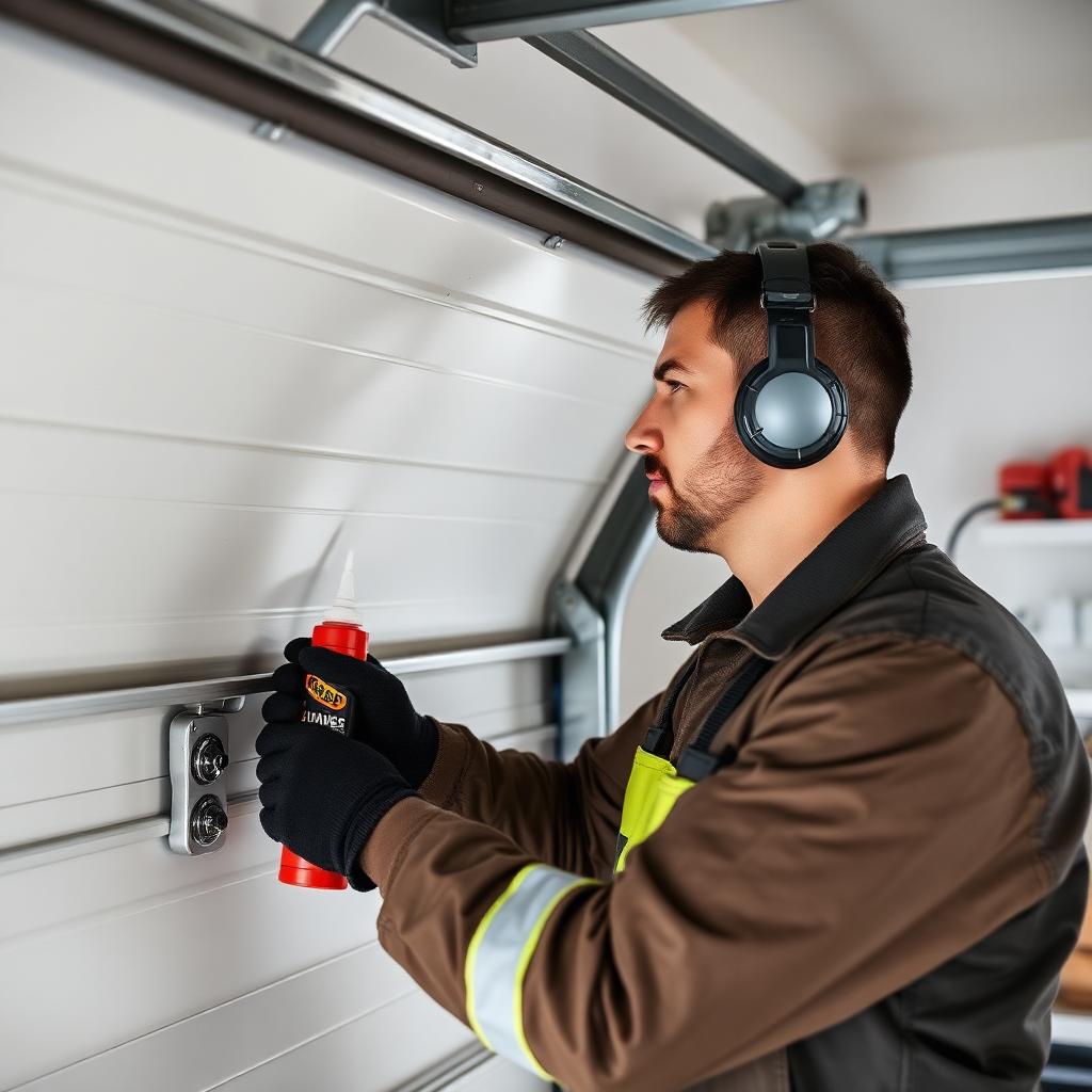 Garage Door Maintenance by Garage Door Ridgefield technicians showing professional garage door workmanship